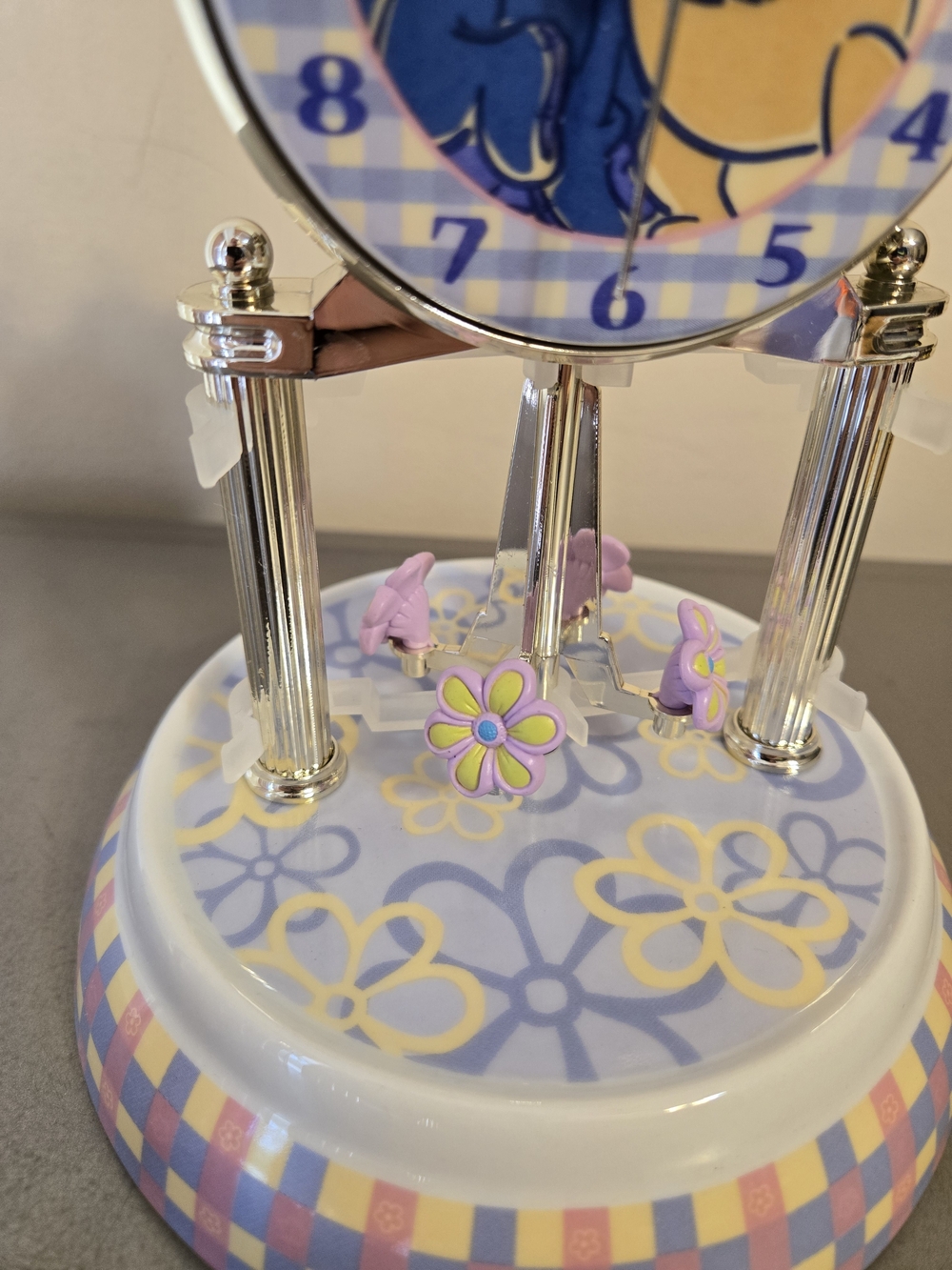 Updated Clock Disney | Accents | Vintage Disney Winnie The Pooh Anniversary Dome ...